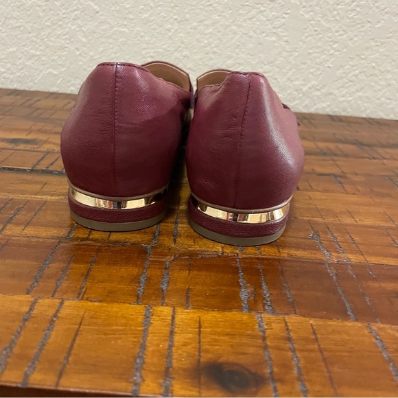 Franco Sarto Red Flats Modern Loafers - Picture 5 of 8